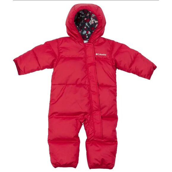 Columbia Red Snuggly Bunny Bunting 6-12M EUC - Picture 1 of 6